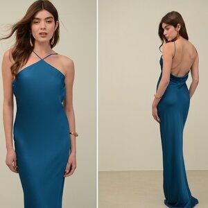 Sleek Maxi Dress Low Back